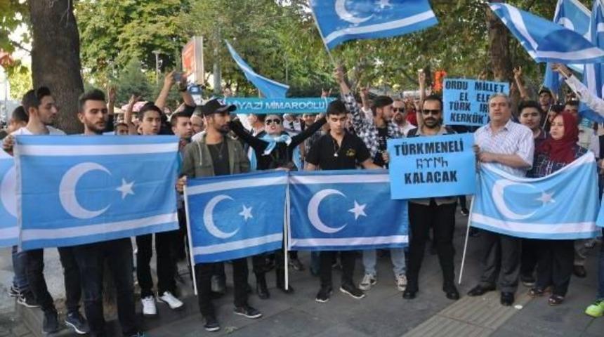 Başkentte 'kerkük' Protestosu