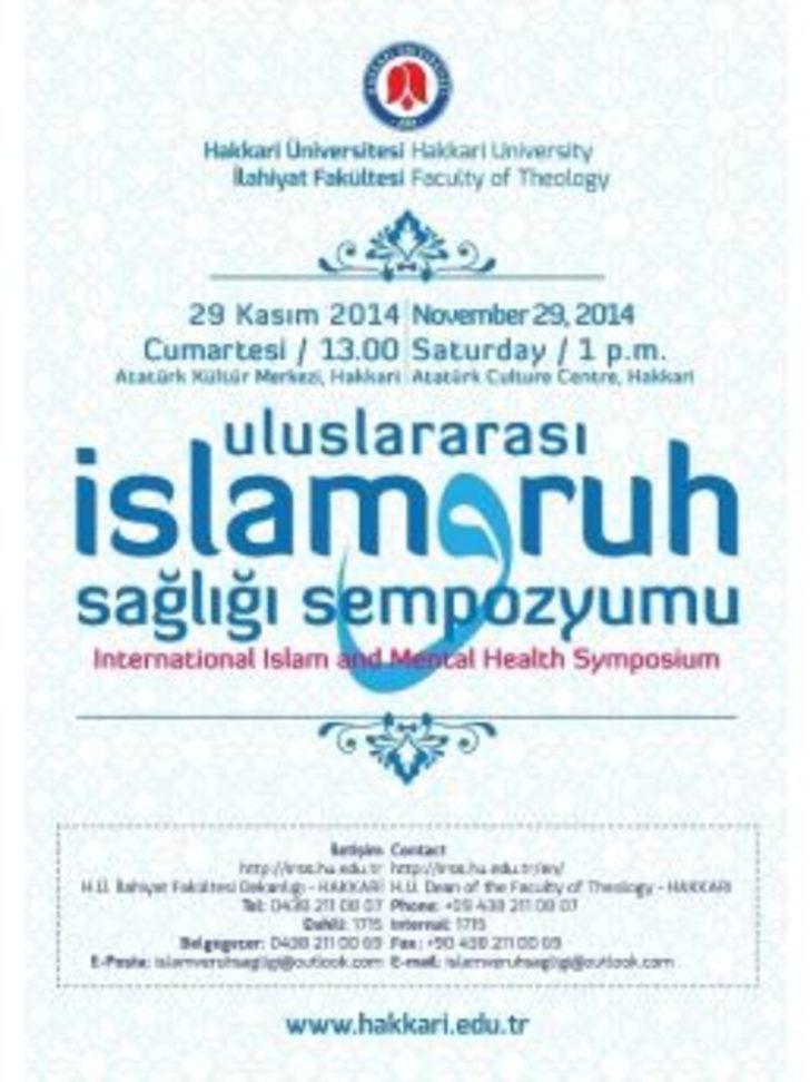 Hakkari Üniversitesi’nden “islam Ve Ruh Sağlığı” Sempozyumu