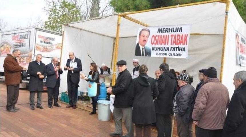 Tekirdağ Eski Belediye Başkanlarından Osman Tabak Unutulmadı