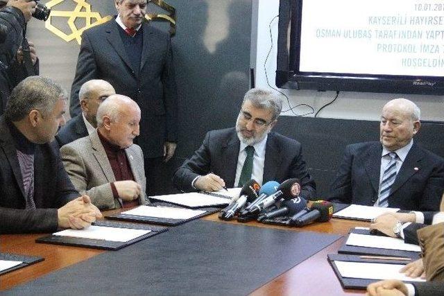 Bakan Yıldız, Kayseri&rsquo;de Fen Lisesi Protokol İmza T&ouml;renine Katıldı 2