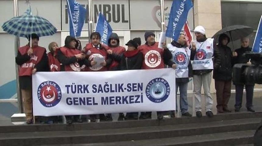 Aile Hekimlerinden "cumartesi N&ouml;beti" Protestosu