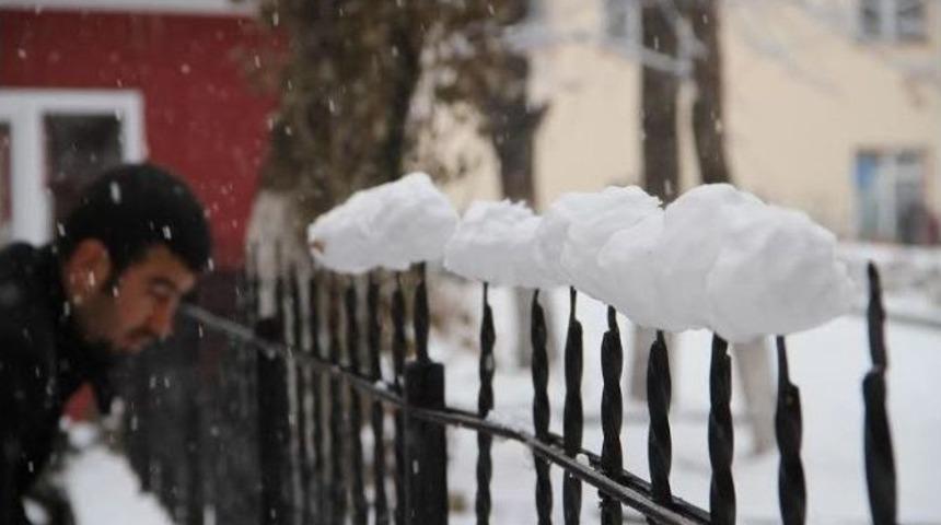 Ardahan&rsquo;da Kar Yağışı