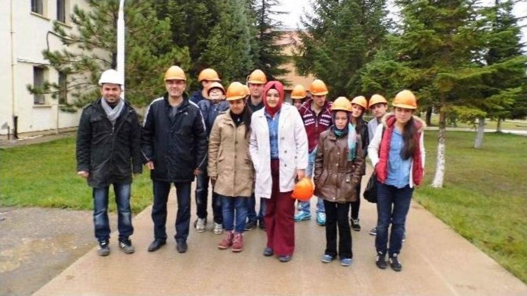 Kimya Sınıfı &Ouml;ğrencileri Eti G&uuml;m&uuml;ş Tesisleri&rsquo;nde