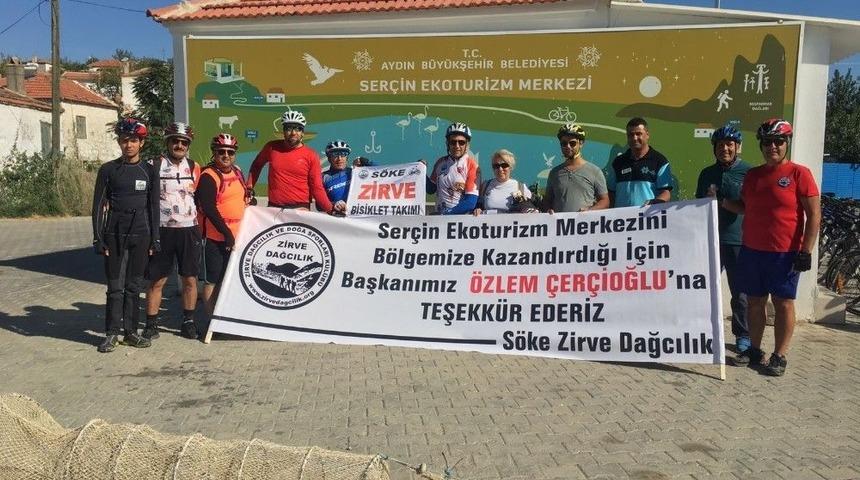 S&ouml;ke Zirve Dağcılık Başkan &Ccedil;er&ccedil;ioğlu&rsquo;na Teşekk&uuml;r Etti