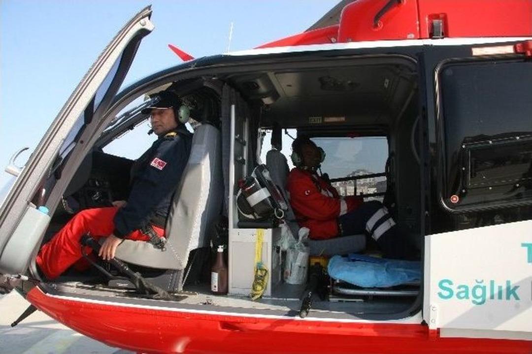 Helikopter Ambulans Kayseri&rsquo;de 5 Yılda Bin 252 Hastaya Ulaştı