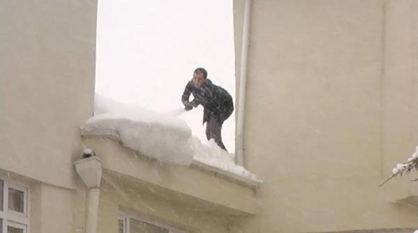 &Ccedil;atıda Korkutan Temizlik