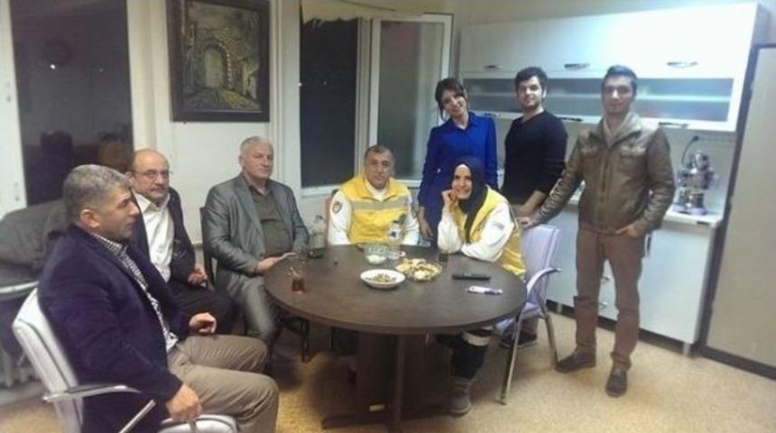 T&uuml;rk Sağlık- Sen&rsquo;den, 112 İstasyonlarına Ziyaret