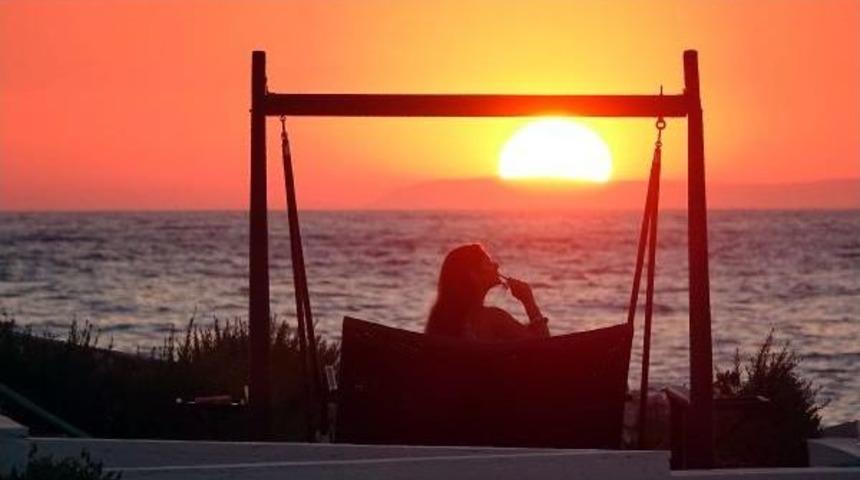 Seyrine Doyulmayan G&uuml;n Batımı Manzarası