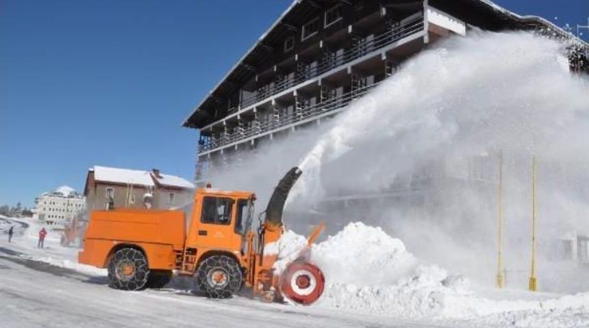 'BEYAZ CENNET'TE KAR BEREKETİ