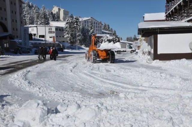 'BEYAZ CENNET'TE KAR BEREKETİ