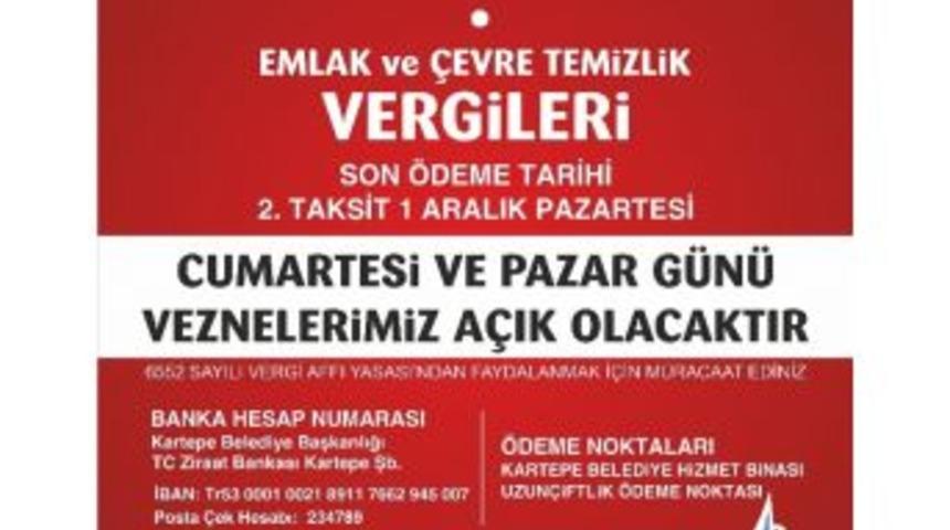 Kartepe&rsquo;de Vezneler Hafta Sonu Da A&ccedil;ık