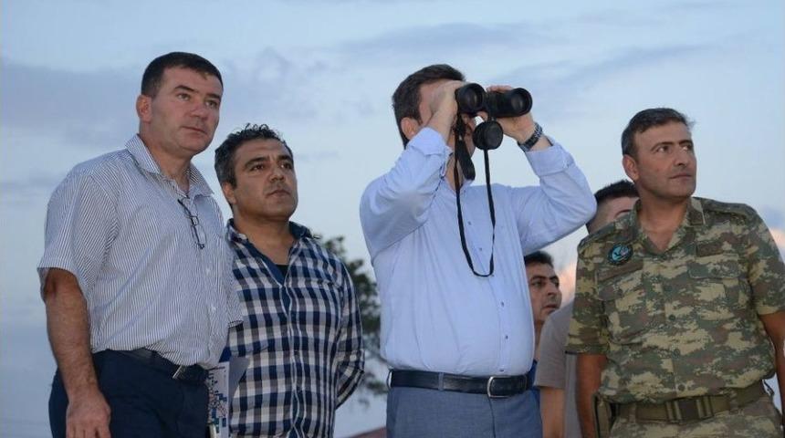 Vali &Uuml;nl&uuml;, İran Sınır Hattında İncelemelerde Bulundu