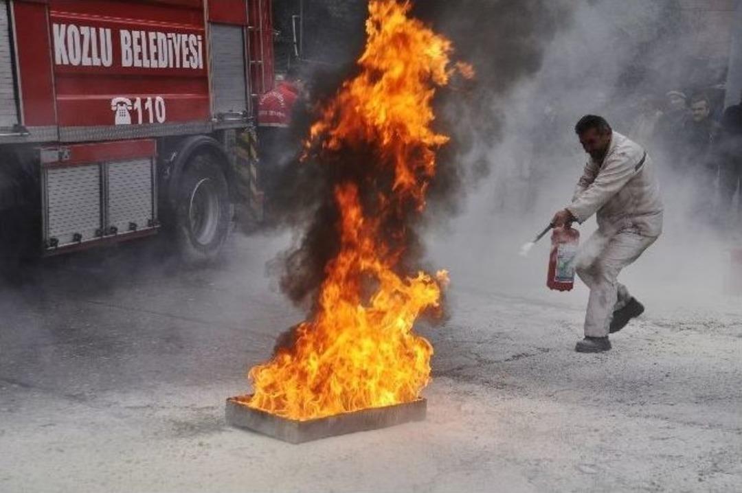 Maden Ocağındaki Yangın Tatbikatı Nefesleri Kesti
