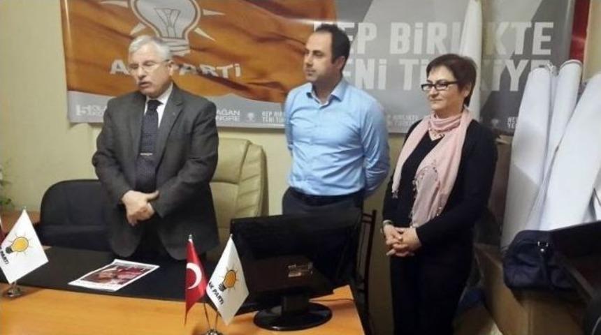 Ak Parti Tekirdağ Milletvekili Akbulut, Saray İl&ccedil;e Y&ouml;netimini Ziyaret Etti