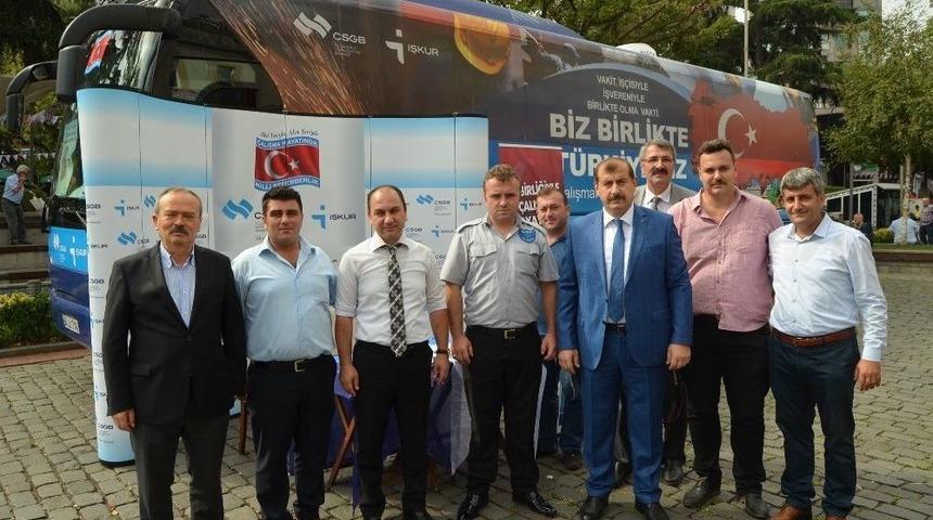 &Ccedil;alışma Hayatında Milli Seferberlik Otob&uuml;s&uuml; Trabzon&rsquo;da
