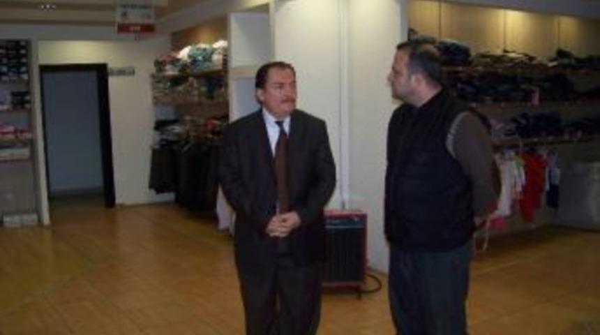 Pursaklar Kaymakamı Tebess&uuml;m &Ccedil;arşısını Ziyaret Etti