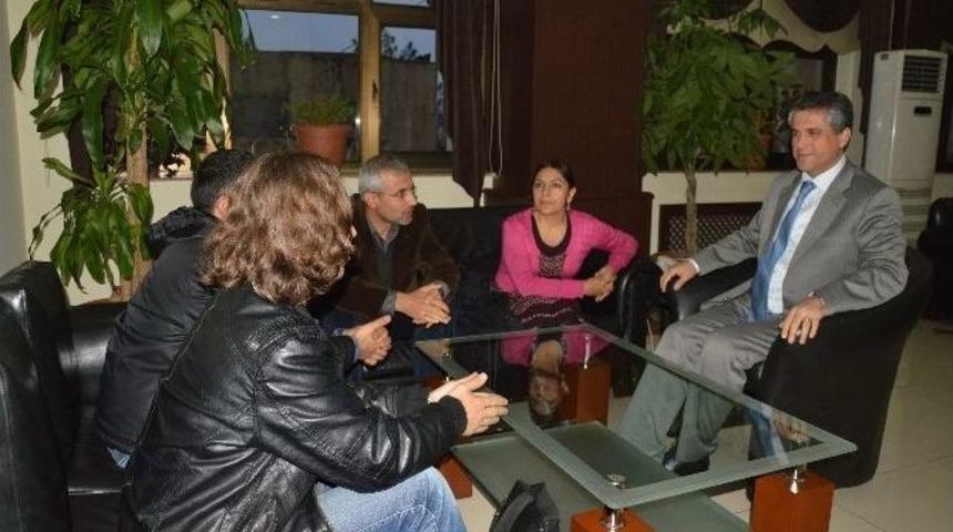 K&uuml;rt Yazarlar Derneği&rsquo;nden B&uuml;y&uuml;kşehir Belediyesi&rsquo;ne Ziyaret