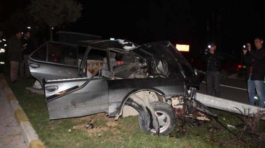 Karab&uuml;k&rsquo;te Trafik Kazası: 1 Yaralı