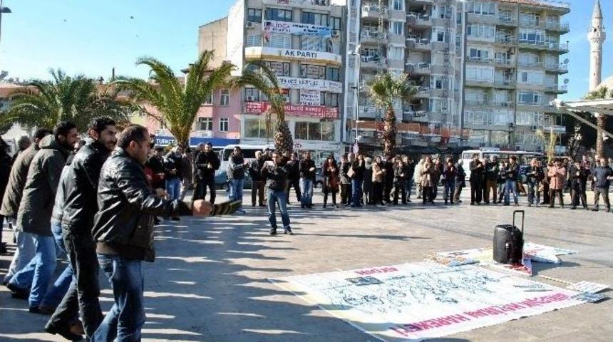 Fransa&rsquo;daki Ter&ouml;r Saldırısı Aydın&rsquo;da Protesto Edildi