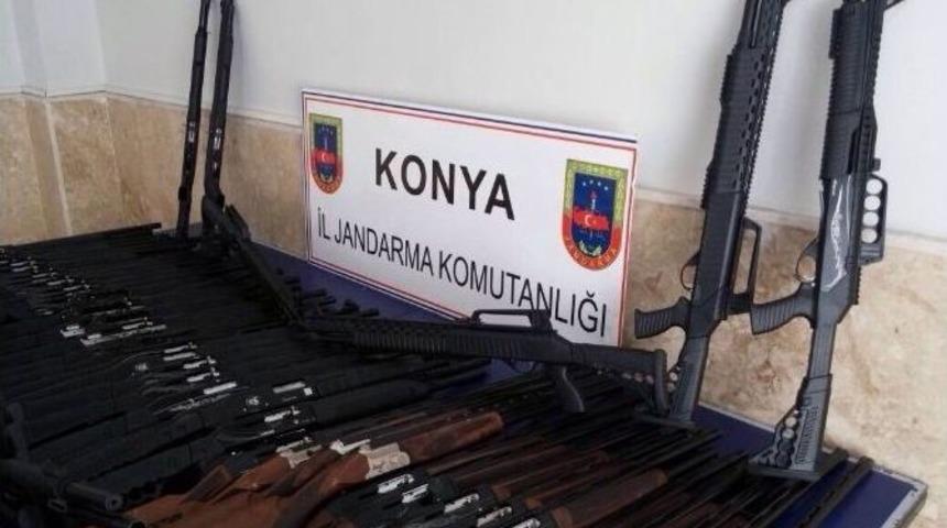 Yasa Dışı Yolla İmal Edilen 84 Av T&uuml;feği Ele Ge&ccedil;irildi