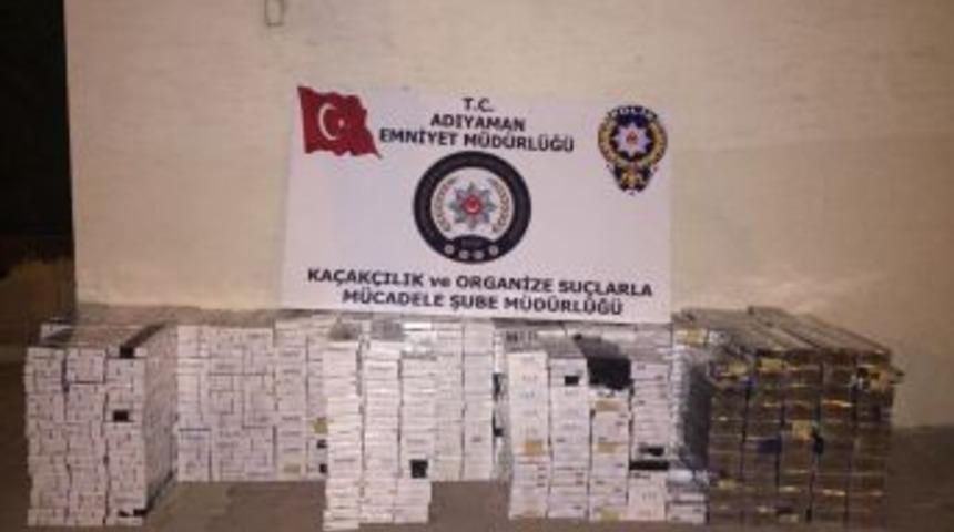 Adıyaman&rsquo;da Ka&ccedil;ak Sigara Ele Ge&ccedil;irildi