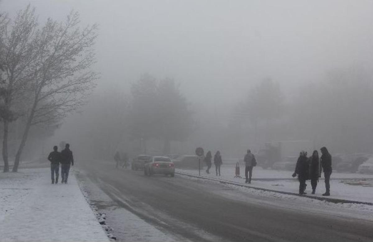 Sis Ve Kırağı, Erzurum&rsquo;da Kartpostallık G&ouml;r&uuml;nt&uuml;ler Oluşturdu