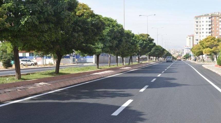 Alpaslan T&uuml;rkeş Bulvarında Asfaltlama &Ccedil;alışması Tamamlandı