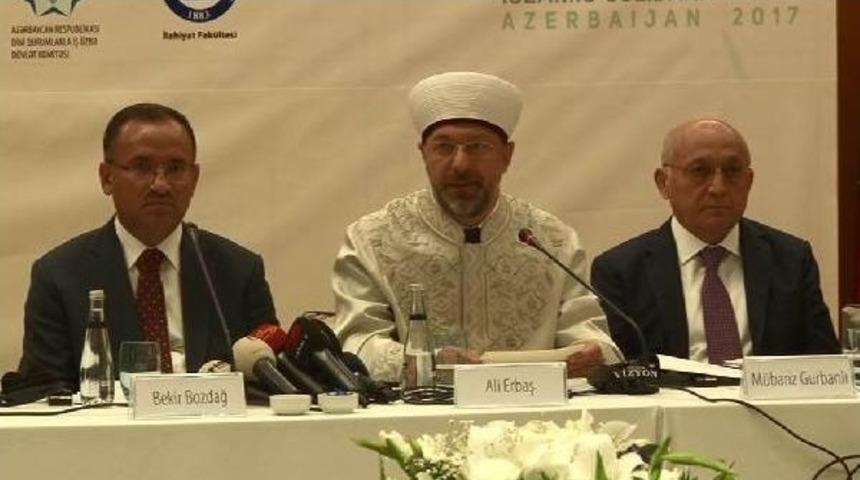 Diyanet İşleri Başkanı Ali Erbaş'tan Ter&ouml;r&uuml;n Her &Ccedil;eşidiyle M&uuml;cadele A&ccedil;ıklaması