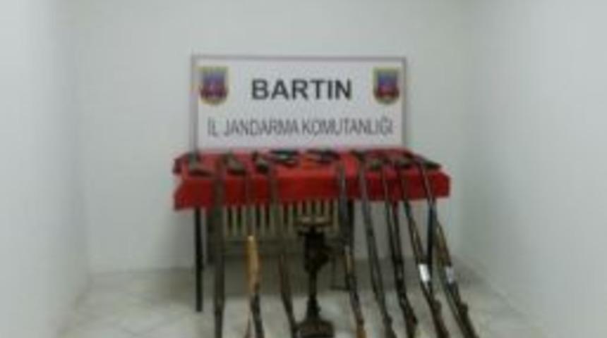 Bartın&rsquo;da Jandarmadan Silah Operasyonu