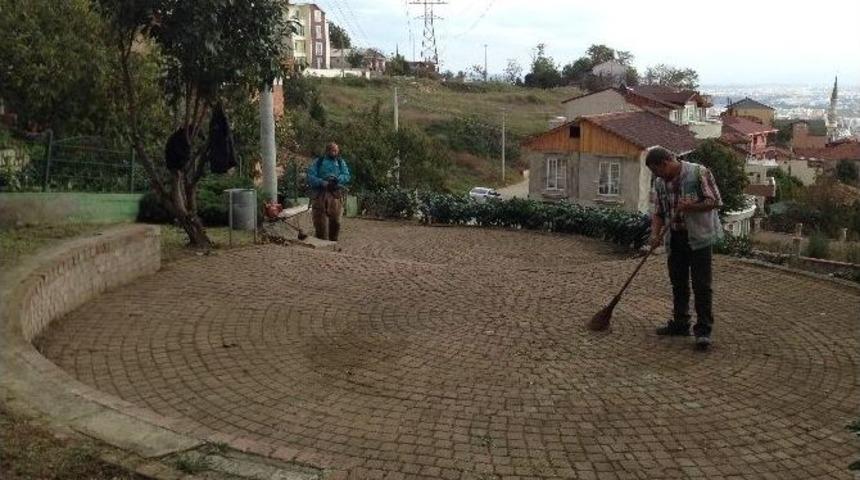 Parklarda Bakım Eksik Olmuyor
