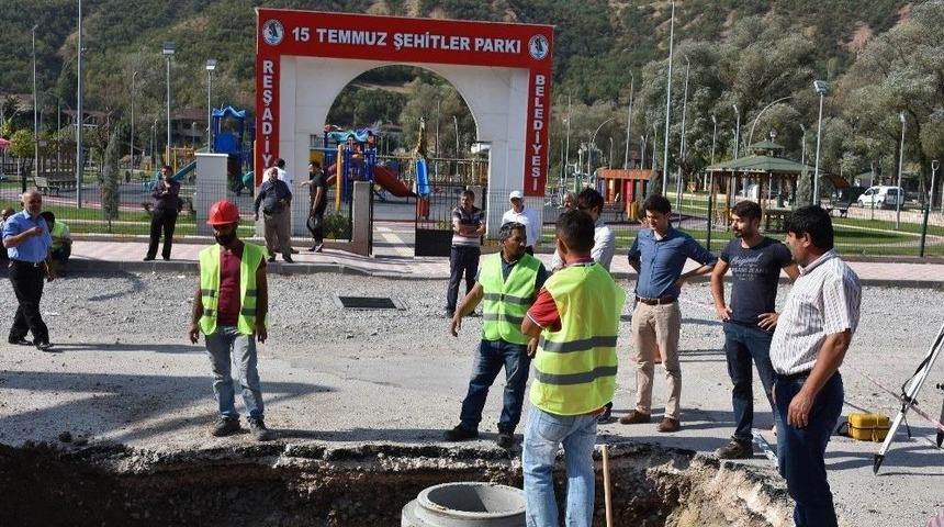 Reşadiye’de Alt Yapı Çalışmaları