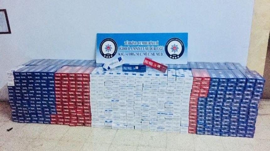 Iğdır&rsquo;da 25 Bin 500 Paket Ka&ccedil;ak Sigara Ele Ge&ccedil;irildi