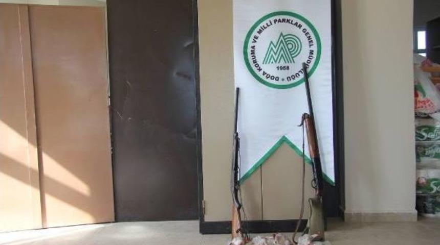 İki Ka&ccedil;ak Avcıya 74 Bin 725 Lira Para Cezası