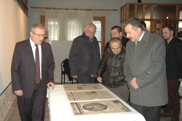Basın Haftasında, Eski Gazetelerin Sergisi A&ccedil;ıldı 1