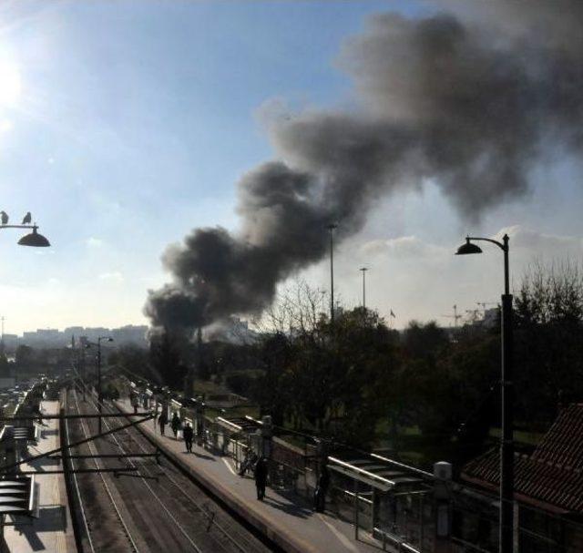 Ek bilgi ve fotoğraflar / yeraltı &ccedil;arşısında korkutan yangın 3