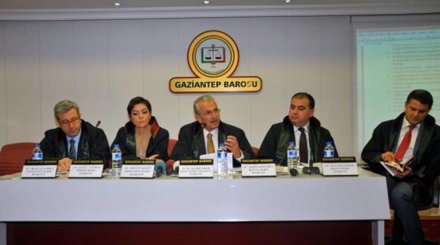 Gaziantep'te avukatlık kanun taslağı &ccedil;alıştayı