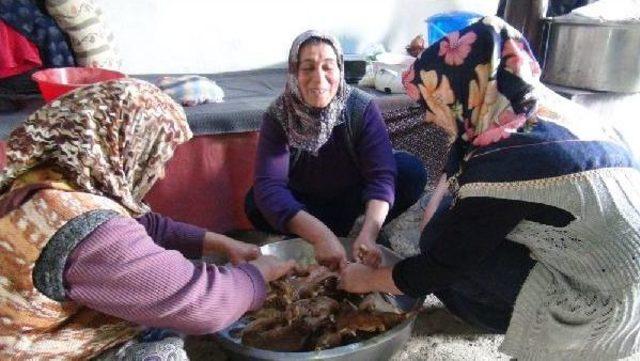 Muhtar, Köye Gelen Kaymakama Tandırda Kaz Ikram Etti