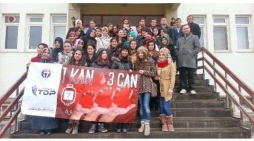 &ldquo;1 Kan 3 Can Projesiyle&rdquo; 400 &Uuml;nite Kan Bağışı Yapıldı