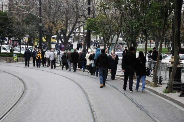 Papa için sultanahmet ve ayasofya'da geniş güvenlik önlemi