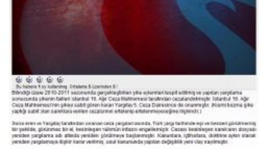 Trabzonspor'dan Yeniden Yargılama A&ccedil;ıklaması: Mahkemenin Kararı Cas'ın Kararını Etkilemez