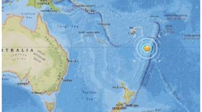 Fiji Adaları'nda 6.4 B&uuml;y&uuml;kl&uuml;ğ&uuml;nde Deprem Meydana Geldi