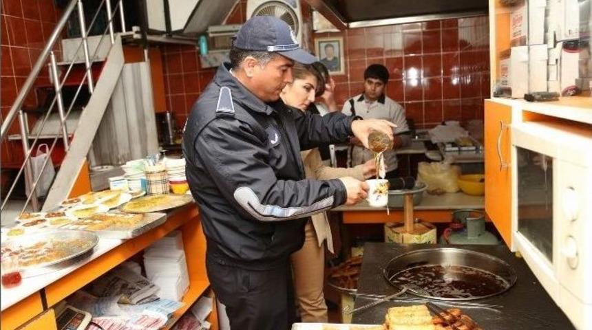 Şehitkamil Zabıtası Tatlıcı Ve Lokantacıları Denetledi