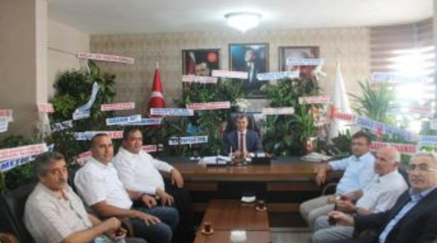 Ko&ccedil;ak Ve Akt&uuml;rk, Ak Parti İl Başkanı Altınsoy İle G&ouml;r&uuml;şt&uuml;