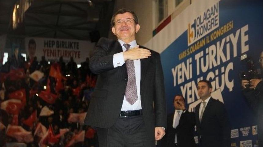 Başbakan Davutoğlu Kars&rsquo;ta