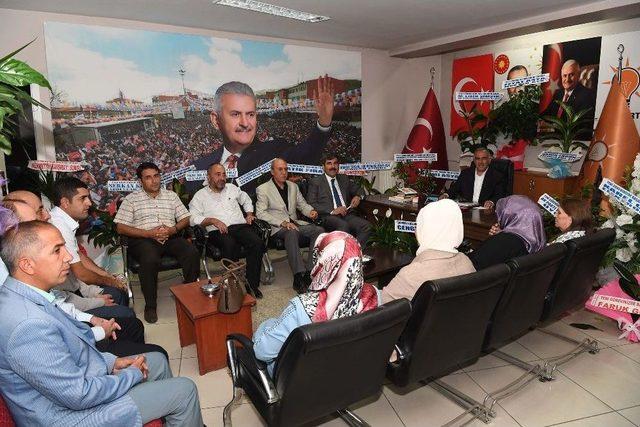 Başkan Asya’dan İl Başkanı Yaktı’ya Ziyaret