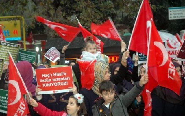 Saadet partili kadınlar papa’yı protesto etti