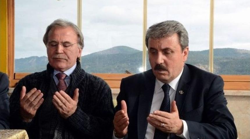 Bbp Genel Başkanı Destici, Şahin&rsquo;e Taziye Ziyaretinde Bulundu