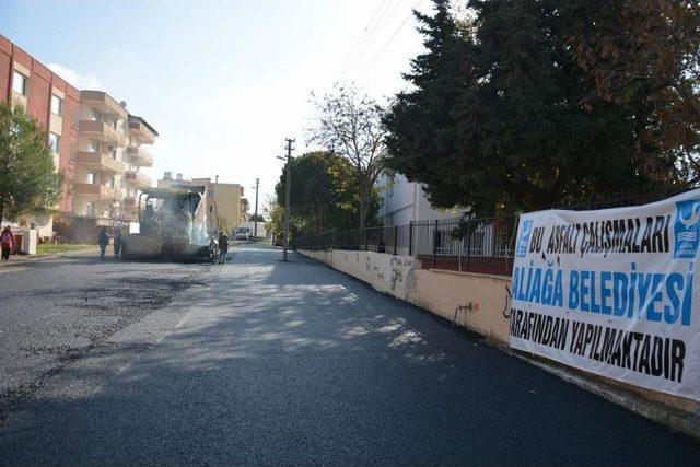 Aliağa’da Rekor Asfaltlama