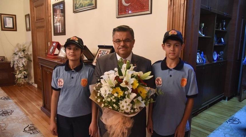 Başkan Yağcı İtfaiyecileri Ağırladı