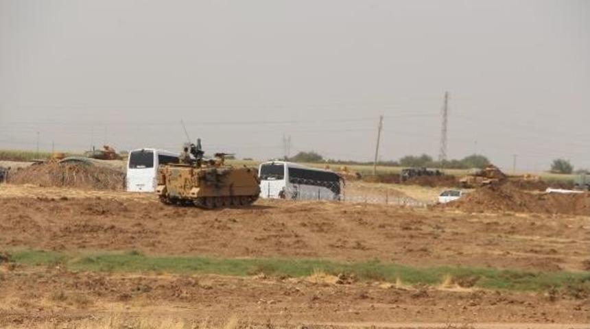 Habur'daki Tsk'nın Tatbikat Alanına Irak Askerleri Geldi